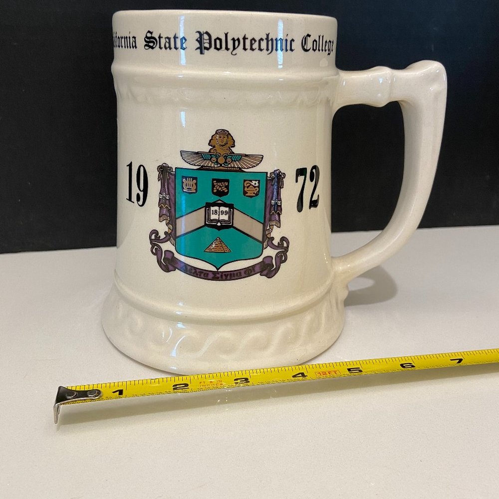 Vintage 1972 Cal Poly Stein